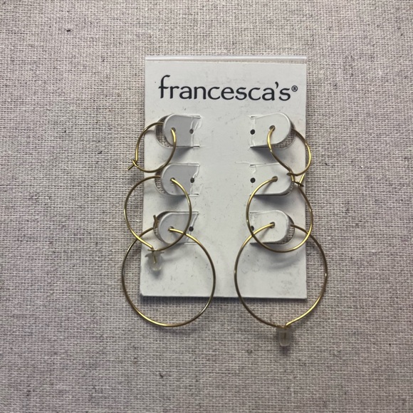✨Multi-Mini Hoop Set from Francesca’s - Picture 4 of 5